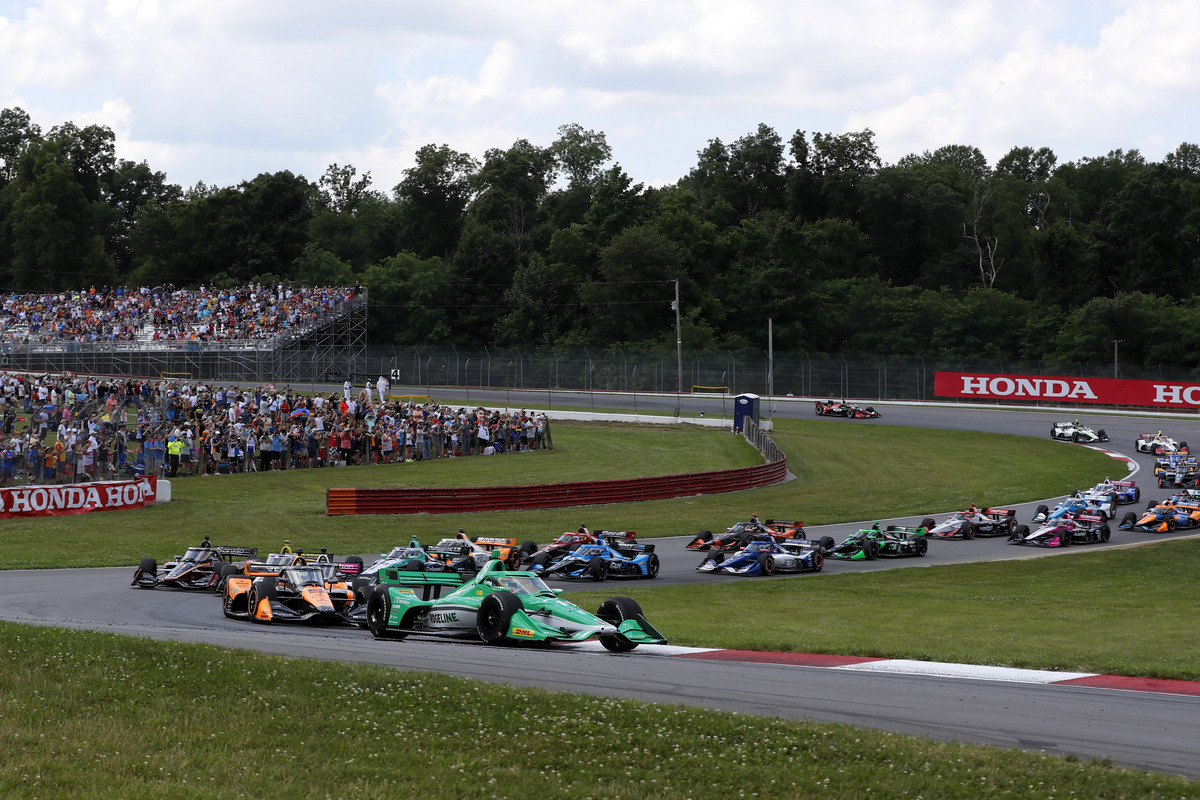 Alex Palou termina segundo en la Honda Indy 200 en Mid-Ohio presentada por Civic Hybrid 2025.