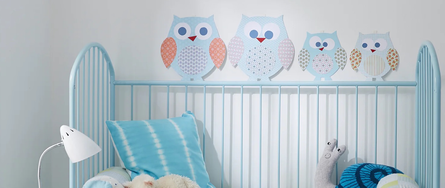 Decoración con estilo: búhos DIY para la recámara de los niños 